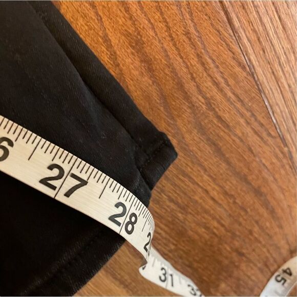 Abercrombie and Fitch the super skinny high rise black wash jeans 26 - Picture 5 of 11